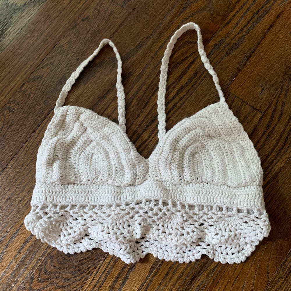 American Eagle Crochet Bra Tank